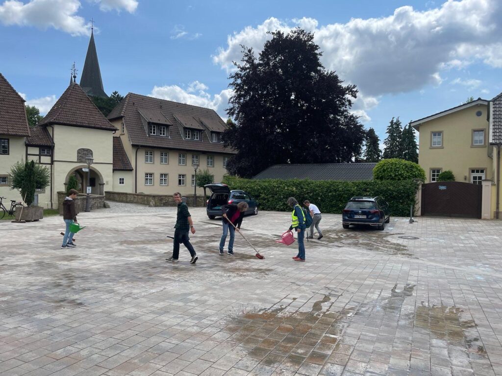 Reinigung Marktplatz